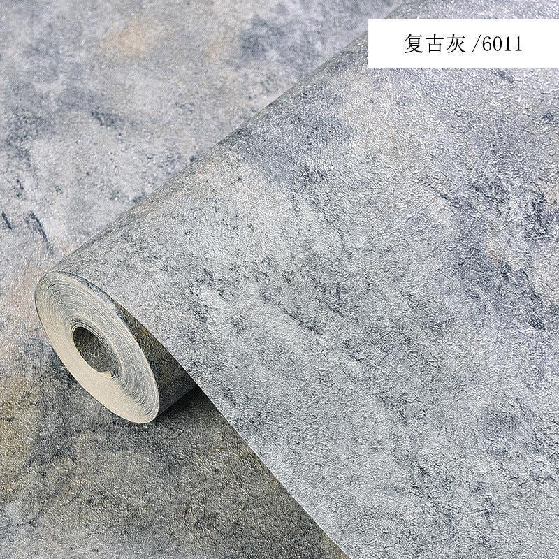 Diatom Mud Pure Color Wallpaper Retro Nostalgic Industrial Style Mottled Old Cement Pattern Gray Nordic Wallpaper