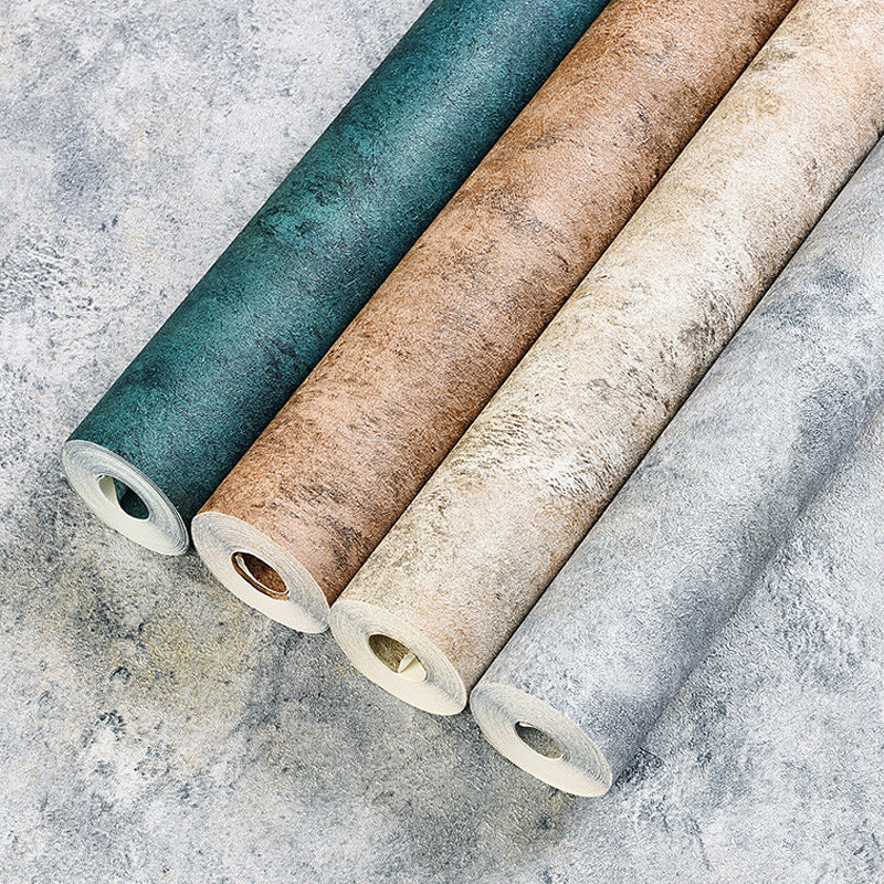 Diatom Mud Pure Color Wallpaper Retro Nostalgic Industrial Style Mottled Old Cement Pattern Gray Nordic Wallpaper